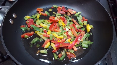 Heat mixed pepper